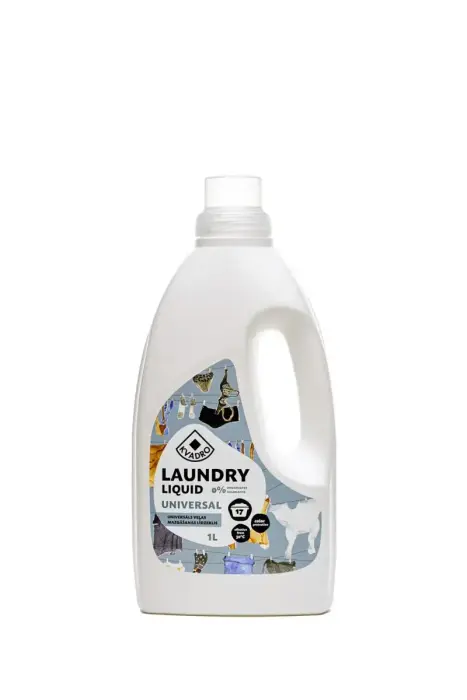 Veļas mazgāšanas līdzeklis KVADRO Universal, 1l