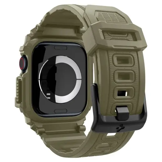 Spigen Rugged Armor âProâ Strap for Apple Watch 10 (46MM) - Green Фото num