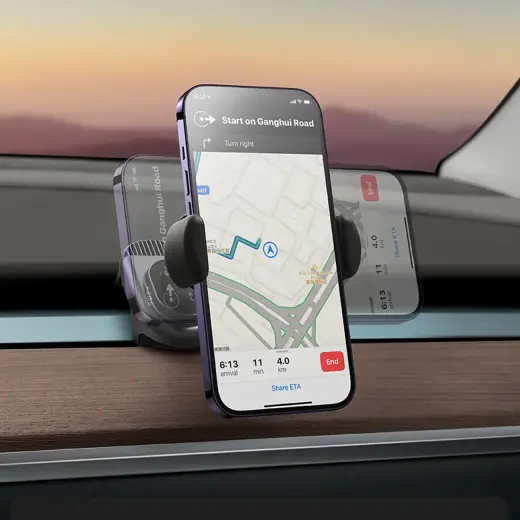 Electric car holder with solar panel for Tesla Model 3 | Y Baseus T-Space - black Foto 9