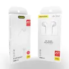 Dudao X10S wired in-ear headphones 3.5mm mini jack 1.15m - white Foto 2