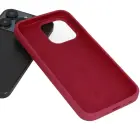 Silicone Lite Case for Iphone 15 burgundy — Фото 4