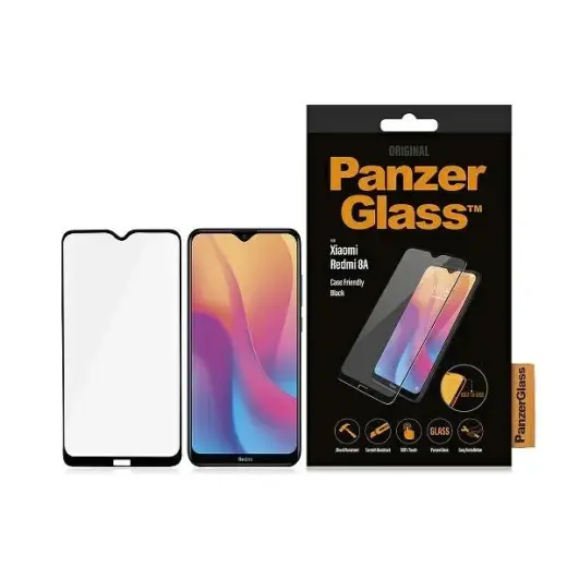 PanzerGlass E2E Regular tempered glass for phone Xiaomi Redmi Note 8A Case Friendly
