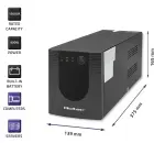 Qoltec Uninterruptible Power Supply UPS Line Interactive | Monolith| 1500VA | 900W Foto 4