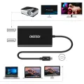 Choetech plug adapter USB Type C Thunderbolt 3 (40Gbps) - 2x DisplayPort 4K 60Hz black (HUB-D03) Фото num