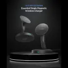 SPIGEN EF151MS ESSENTIAL MAGNETIC MAGSAFE WIRELESS CHARGER 15W BLACK Фото num