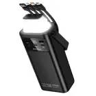 Borofone Power Bank 30000mAh BJ65 High - 2xUSB + Type C - QC 3.0 22,5W + PD 20W with USB, Type C, Lightning and micro USB black (damaged packaging) Foto 2