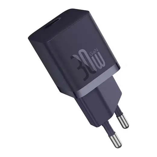 Mini wall charger Baseus GaN5 30W (purple) Foto 4