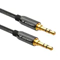 Wozinsky universal mini jack cable 2x AUX cable 1.5 m black Photo