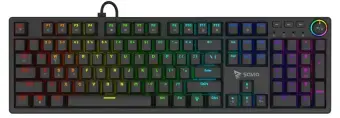Klaviatūra Savio Styx Mechanical keyboard Peach silent Outemu