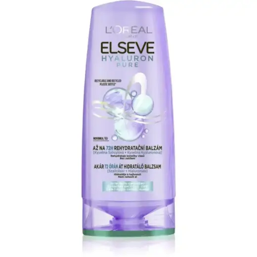 L’oréal Paris Elseve Hyaluron Pure Hair Balm for Oily Scalp and Dry Ends 300 Ml Фото num