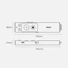 Baseus Orange Dot Wireless Presentation Laser Pointer - Gray (with battery) — Foto 18