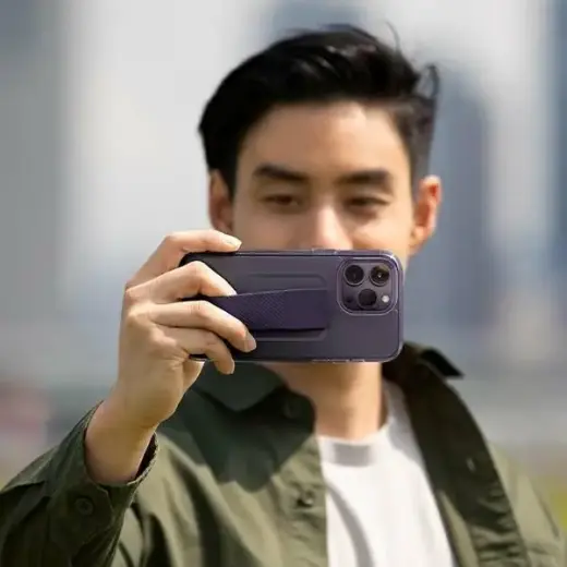 UNIQ Heldro Mount чехол для телефона для iPhone 14 Pro фиолетовый Фото num