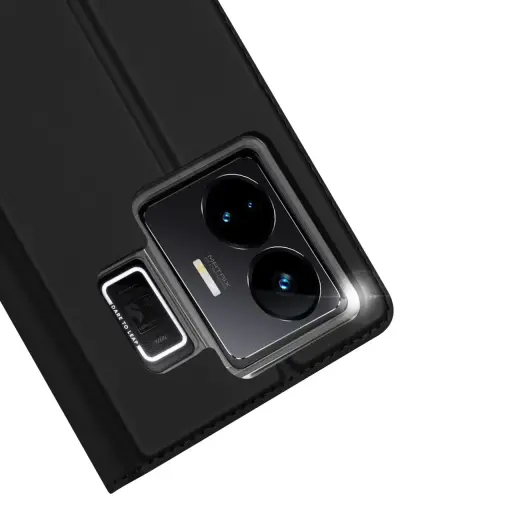 Dux Ducis Skin Pro Case For Realme GT Neo 5 | Realme GT3 Flip Cover Card Wallet Stand Black Фото num