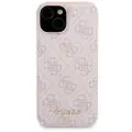 Zestaw Guess GUBPM5P15S4GEMGP iPhone 15 6.1" hardcase + Powerbank 5000mAh MagSafe różowy|pink 4G Metal Logo Foto 3