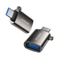 Joyroom USB 3.2 Gen 1 (Male) - USB Type C (Female) adapter black (S-H151 Black) Foto 1