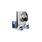 iPega P5S023 Multifunctional Charging RGB Stand with Cooling for PS5/PS5 Slim/PS5 Pro White (Damaged Package) Foto 6