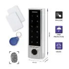 Qoltec Code lock PROTEUS with fingerprint reader | RFID | Code | Card | key fob | Doorbell | IP68 | EM Foto 2