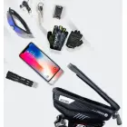 WILDMAN traveling bag for bike handlebars with zipper 1L (4 "- 7") E1 black Photo