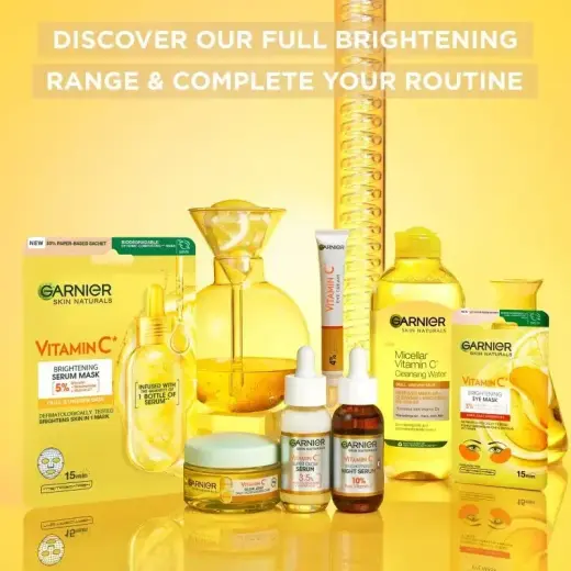 Garnier Skin Naturals Vitamin C Hydrating and Illuminating Mask for the Eye Area with Vitamin C 5 G Foto 9