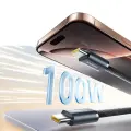 Baseus Dynamic 4 Pro Fast USB-C Cable - USB-C 100W 1m - Black Foto 7