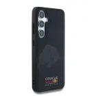 Red Bull Leather Meshed Debossed Logo MagSafe Case for Samsung Galaxy S25 Navy Фото num