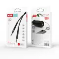 XO cable audio NB-R175A jack 3,5mm - jack 3,5mm 1,0 m black Foto 3