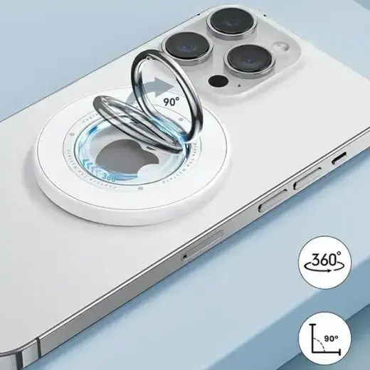 SODI Double-Sided Magnetic Ring Stand BM-350 white MagSafe Foto 4