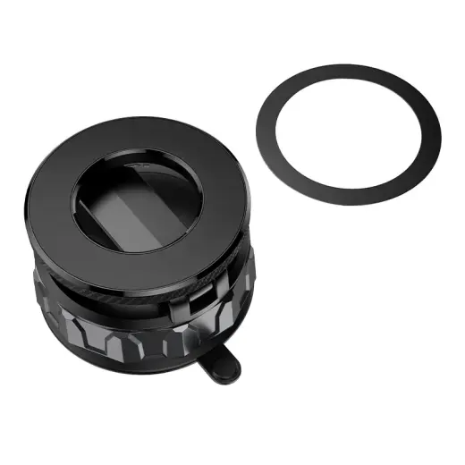 Borofone Car holder BH140 Gloria vacuum, magnetic to windshield black Foto 6