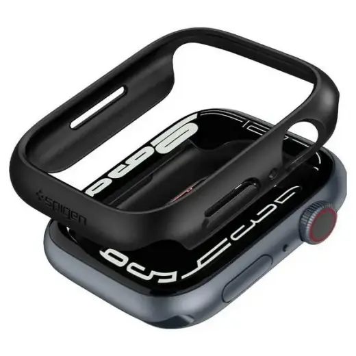 Spigen Thin Fit case for Apple Watch 7 | 8 45mm black Foto 3