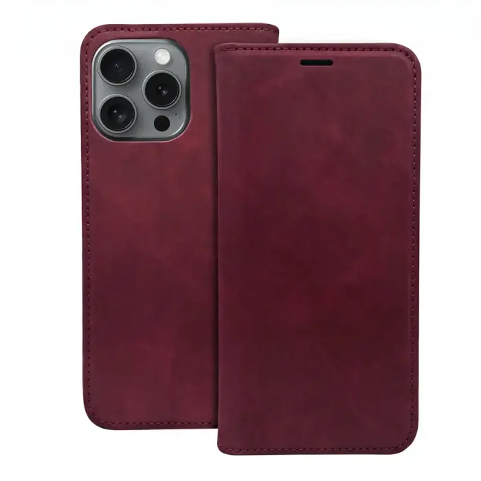 Smart Suede case for Google Pixel 11 maroon