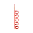 Silicone office organizer - orange — Foto 2