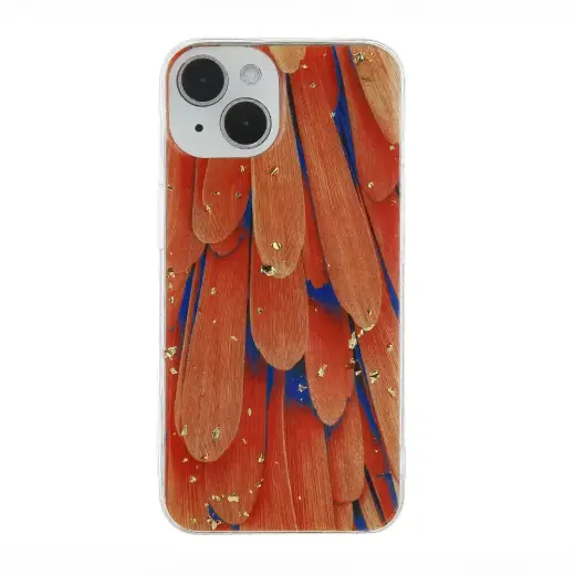 Gold Glam case for Samsung Galaxy A14 4G / A14 5G orange Фото num