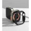 RINGKE SLIM 2-PACK APPLE WATCH ULTRA 1 | 2 (49 MM) CAURSPĪDĪGS UN MATĒTI MELNS Foto 9