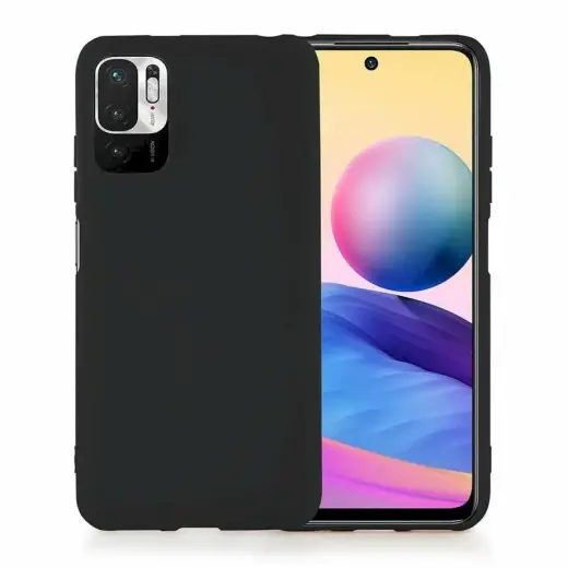 Fusion soft matte case силиконовый чехол для Xiaomi Redmi Note 10 5G | Poco M3 Pro черный Фото num