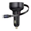 Car Charger Baseus Enjoyment Pro with cable USB-C, 60W (Black) Photo