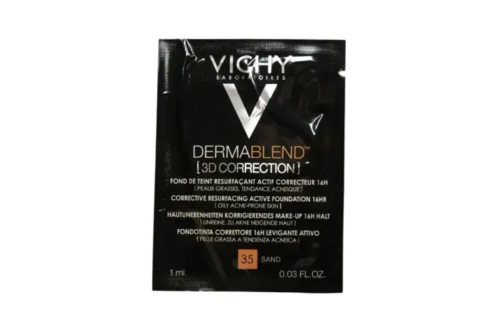 Vichy, DERMABLEND, Colour Correcting, Liquid Foundation, 35, Sand, 1 ml *Sample