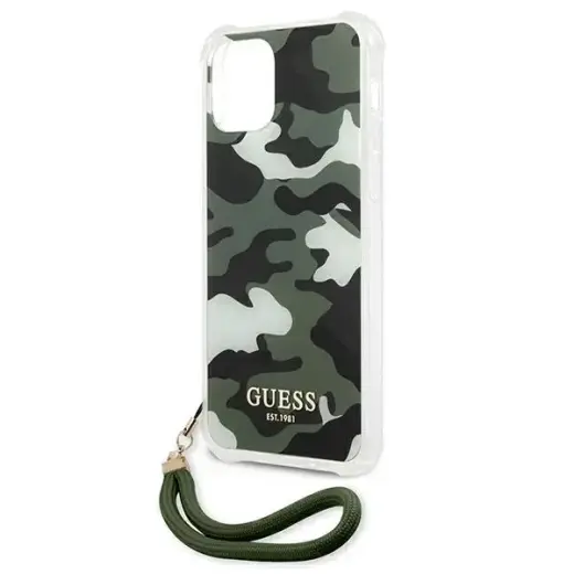 Guess GUHCP12LKSARKA iPhone 12 Pro Max 6,7" zielony|khaki hardcase Camo Collection Фото num