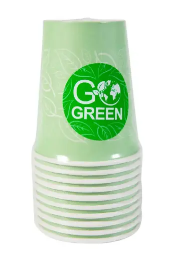 Экологические стаканы Go Green 350мл 10 шт/0,10кг