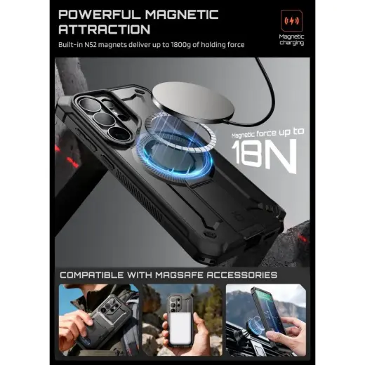 SUPCASE UNICORN BEETLE PRO MAG MAGSAFE 2-SET GALAXY S26 ULTRA BLACK Foto 4
