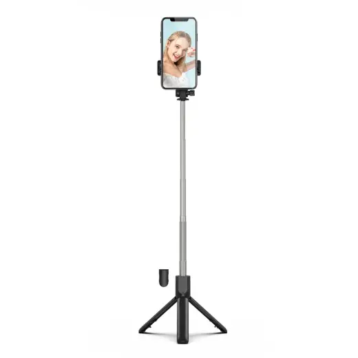 Selfie stick WRY1S telescopic tripod 0.7m for phone - black Foto 20