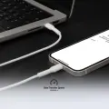 провод для передачи данных и зарядки | USB-C на USB-C | 1m | белый Фото num