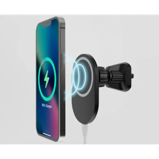 Forever MS magnetic car holder for air vent US-K-MS with wireless charger Photo