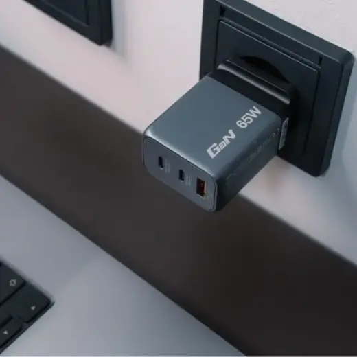 Verbatim GNC-65 зарядное устройство | 65W | GaN | USB-C, USB-A Фото num