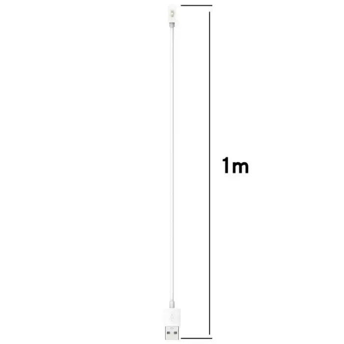 USB CHARGER MI BAND/SMART BAND 8/8 PRO WHITE 100CM Photo