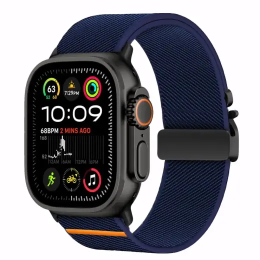 TECH-PROTECT NYLON CLASP APPLE WATCH 6 | 7 | 8 | 9 | 10 | SE | ULTRA 1 | 2 (44 | 45 | 46 | 49 MM) NAVY Foto 2