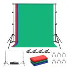 Photo studio background support Puluz 2x2m + Backdrops 3 pcs PKT5204 Foto 1