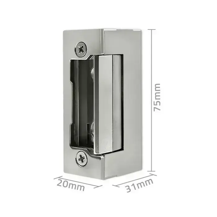 Qoltec Electric strike | 12V | Stainless steel Foto 3