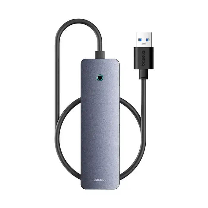 Baseus hub USB-A to 4x USB 3.0 | USB-C | gray
