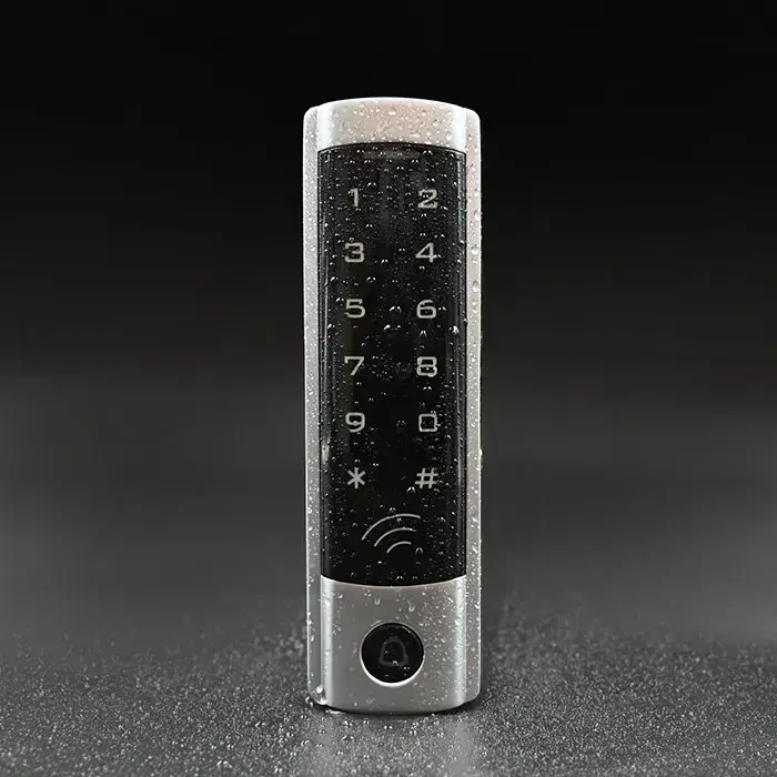 Qoltec Code lock DIONE with RFID reader Code | Card | key fob | Doorbell button | IP68 | EM Foto 3