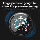 Rockbros 42310006001 bicycle pump with pressure gauge - black Foto 6